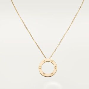 Cartier Gold Love Pendant Necklace